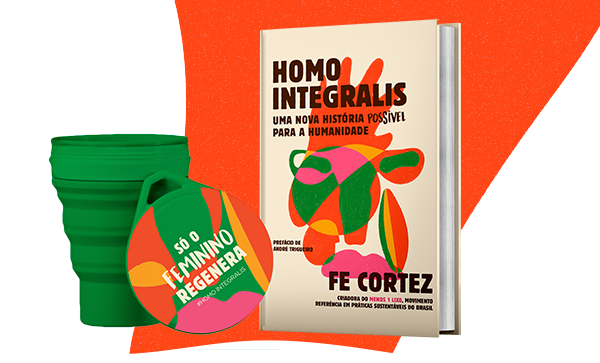 Imagem do livro Homo Integralis com copinho